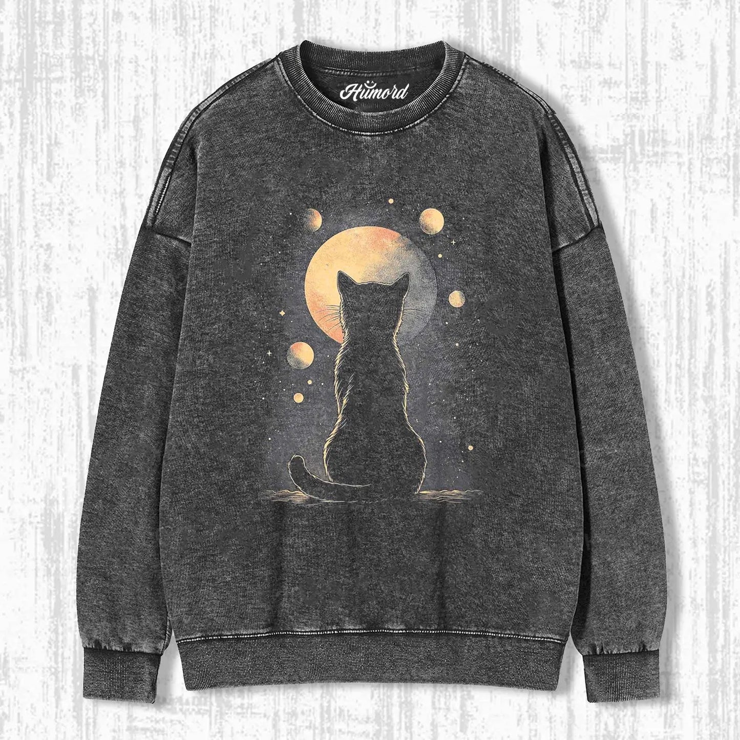 BLACK CAT BETWEEN WORLDS T-SHIRT
