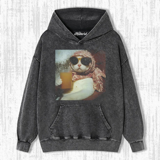 CALM AND COLLECTED CAT T-SHIRT V1.1