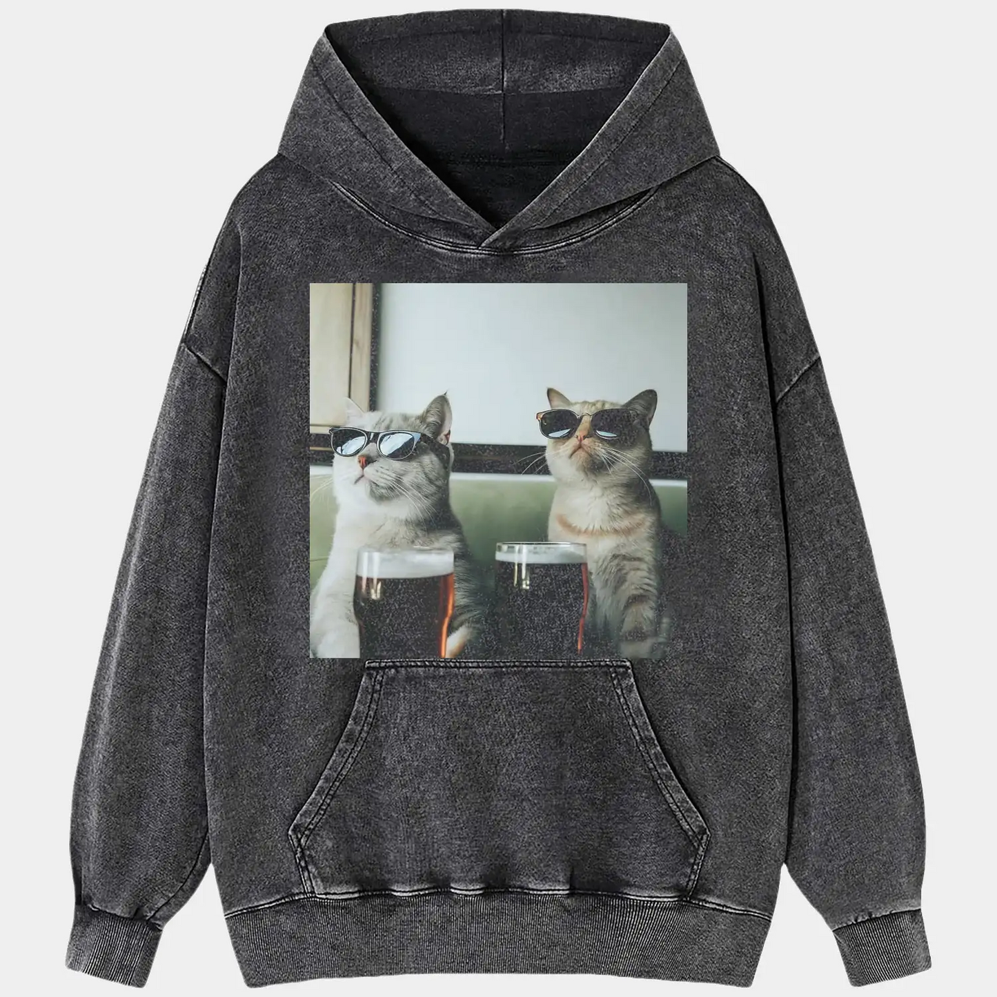 CATS ENJOYING BEER V2 TEE