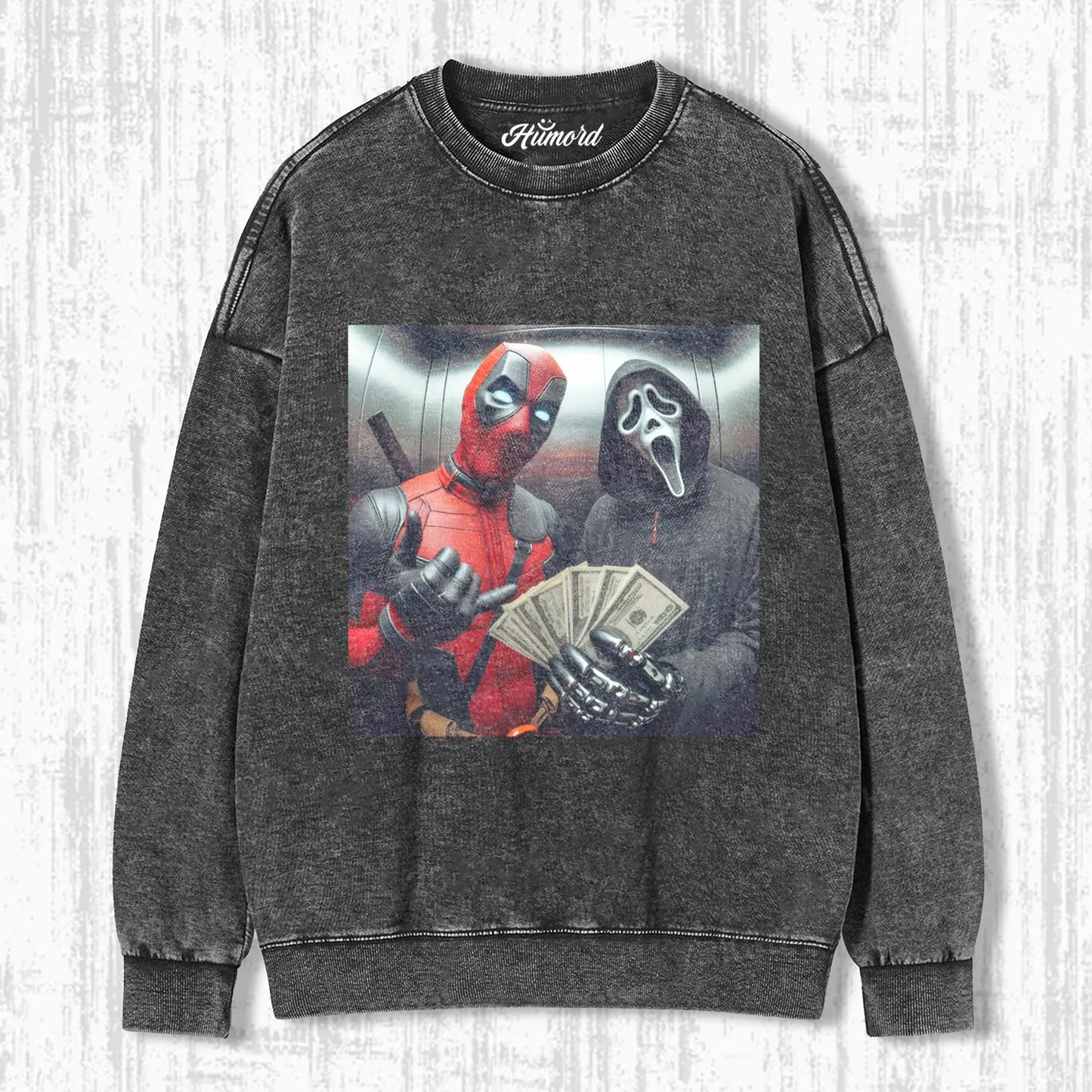 DEADPOOL AND GHOSTFACE T-SHIRT