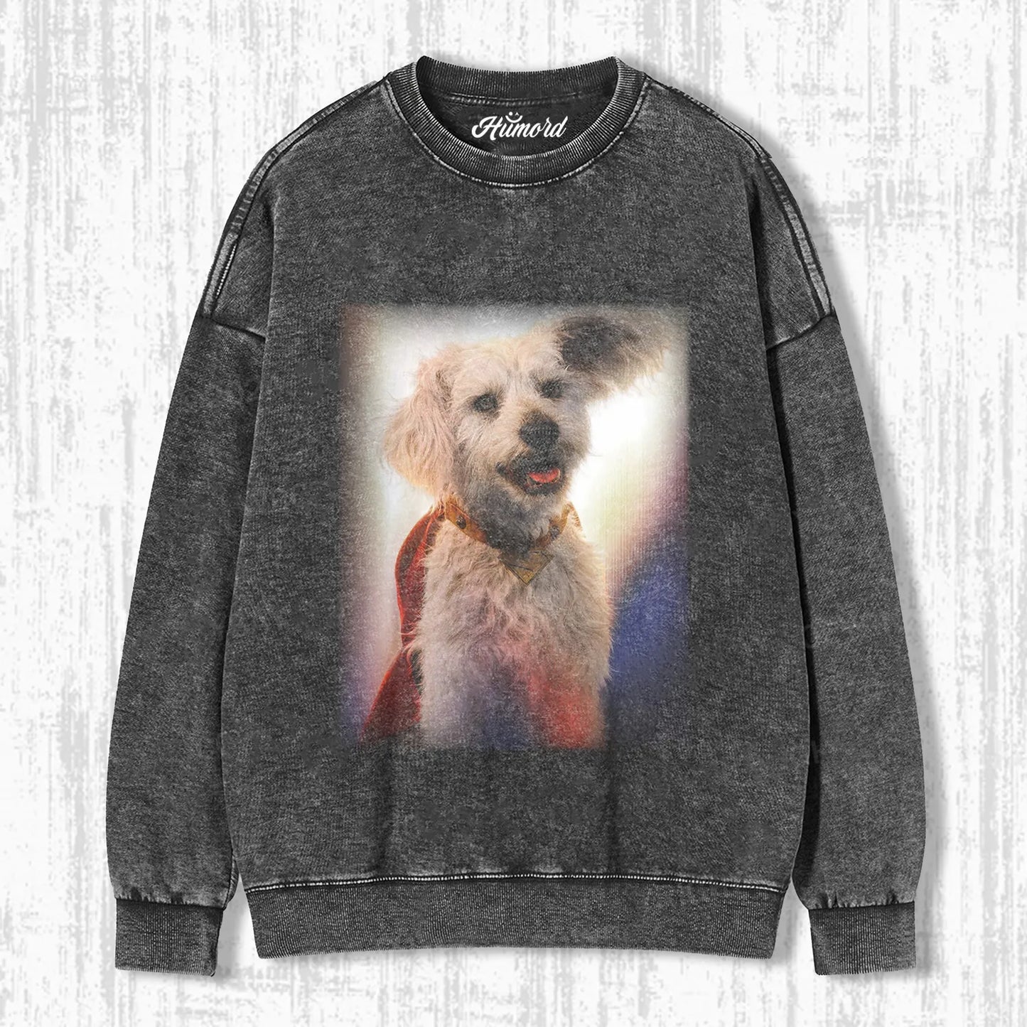 FUNNY SUPERMAN DOG T-SHIRT