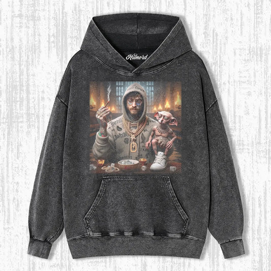 HP SMOKING MAN AND ELF T-SHIRT