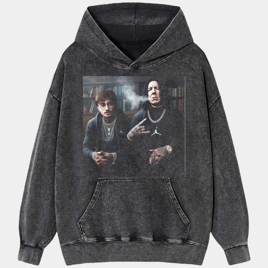 HP SMOKING TEACHER AND STUDENT T-SHIRT