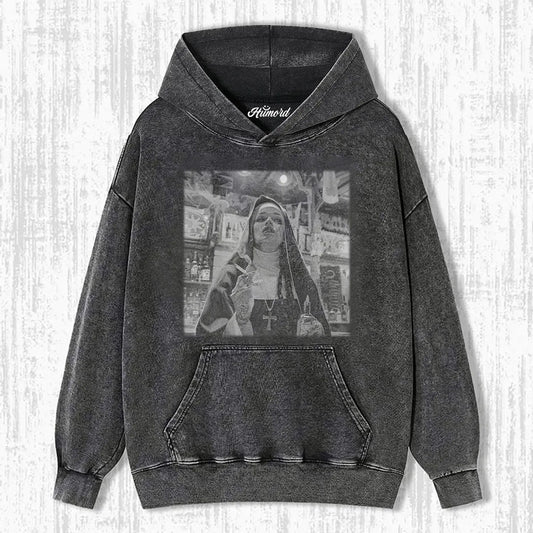 THE BAD NUN WASHED T-SHIRT V1.2