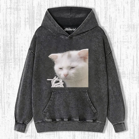 THE SMOKING CAT T-SHIRT