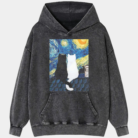 The Starry Night Cat Tee 2.0