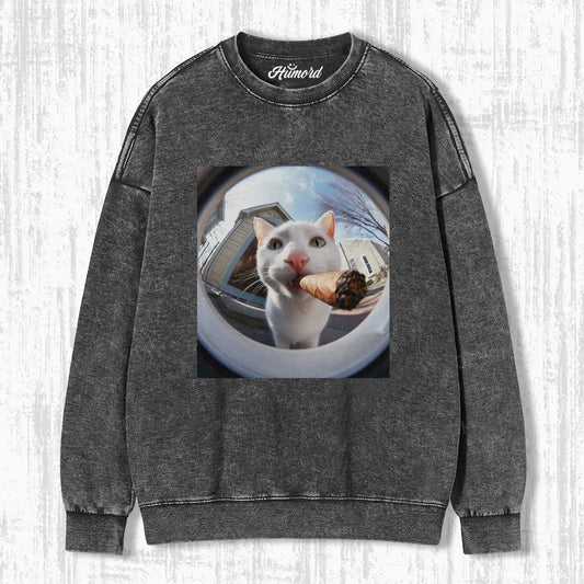 WEILD CIGAR CAT T-SHIRT