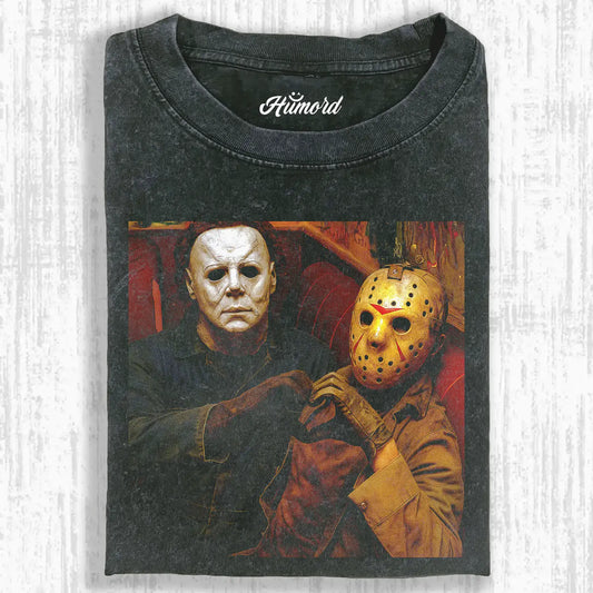 MICHAEL MYERS AND JASON VOORHEES T-SHIRT V1.3