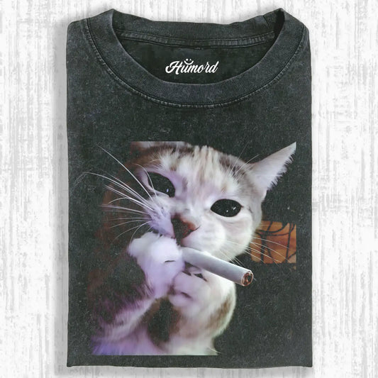 SMOKE CAT T-SHIRT V1.6