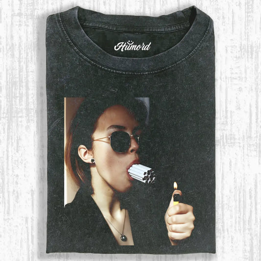 SMOKE WOMAN T-SHIRT V1.2