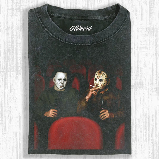 MICHAEL MYERS AND JASON VOORHEES T-SHIRT V1.8