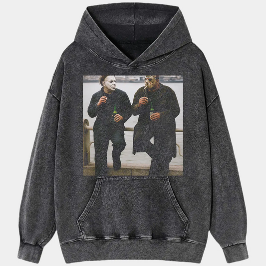 MICHAEL MYERS AND JASON VOORHEES T-SHIRT V1.1