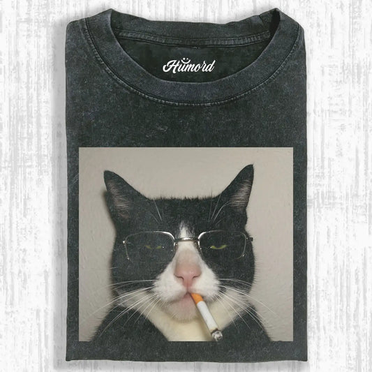 HUMOR CAT T-SHIRT