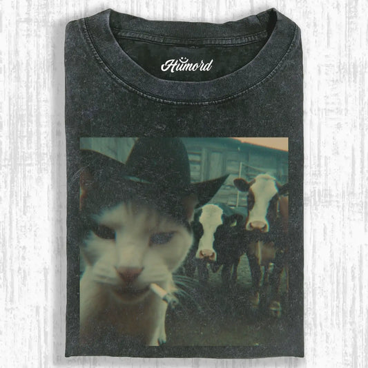 HUMOR CAT T-SHIRT