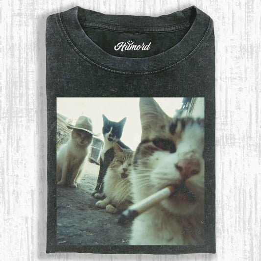 HUMOR CAT T-SHIRT