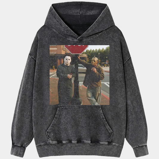 MICHAEL MYERS AND JASON VOORHEES T-SHIRT V1.5