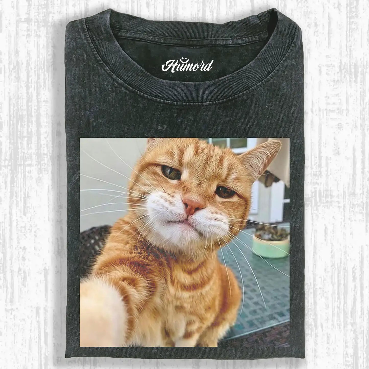 A cat selfie TEE