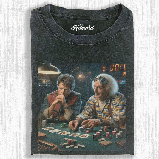 BACK TO THE FUTURE IN CASINO T-SHIRT