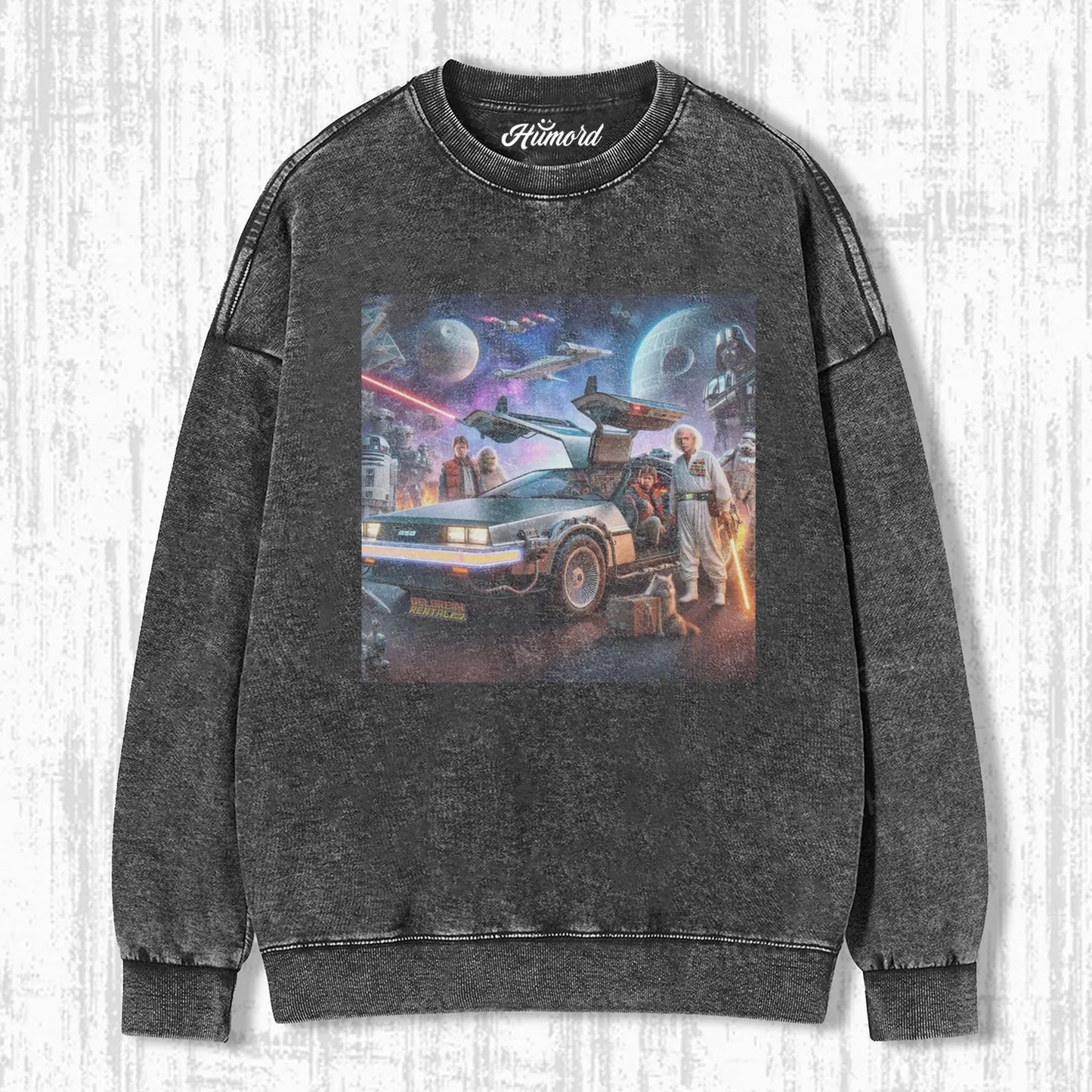 BACK TO THE FUTURE & STAR WARS T-SHIRT