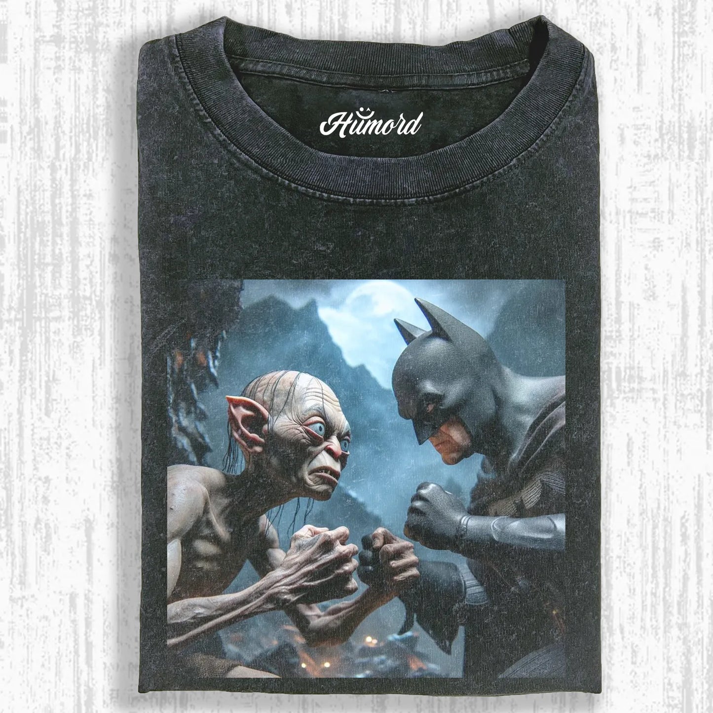 BATMAN VS GOLLUM T-SHIRT