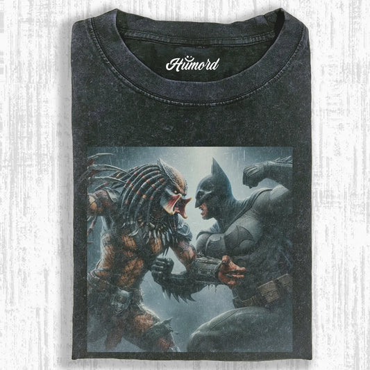 BATMAN VS PREDATOR T-SHIRT