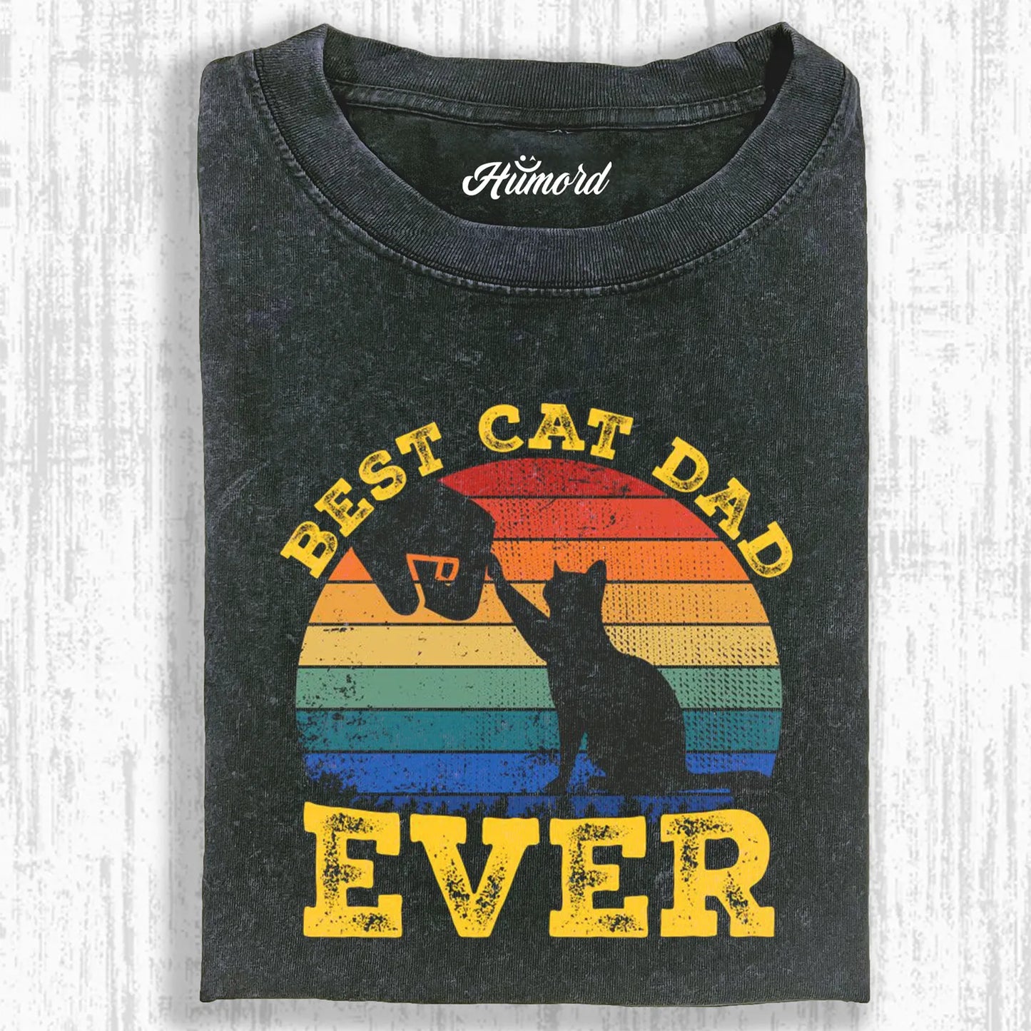 BEST CAT DAD T-SHIRT 1.0