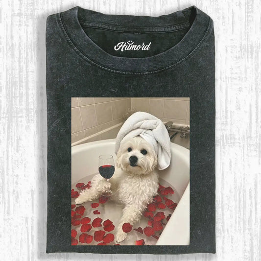 Bathing dog 7.28 Tee
