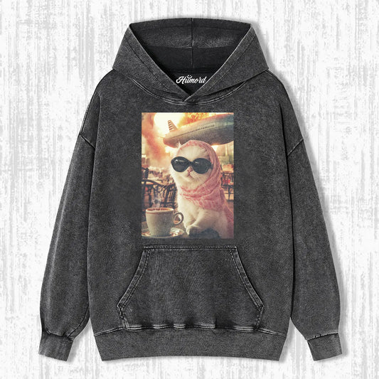 CALM AND COLLECTED CAT T-SHIRT V1.0