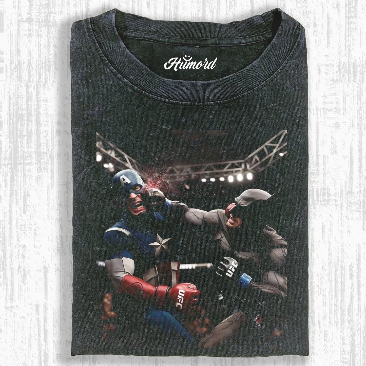 CAPTAIN AMERICA & BATMAN T-SHIRT