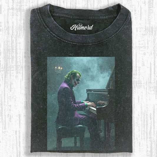 CLOWN PLAYING THE PIANO T-SHIRT