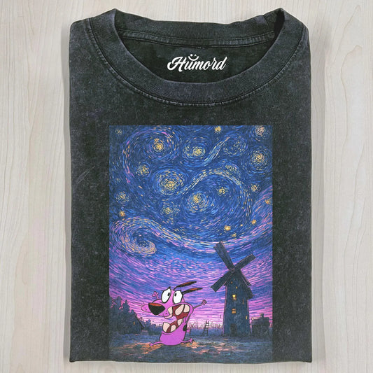 COURAGE THE COWARDLY DOG T-SHIRT V1.0