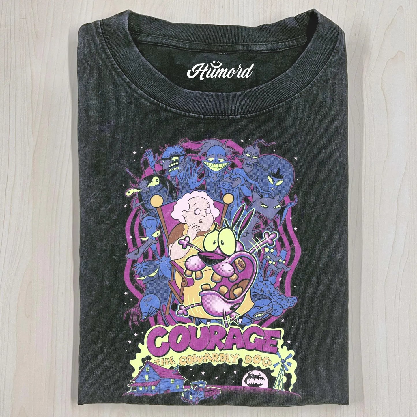 COURAGE THE COWARDLY DOG T-SHIRT V1.8