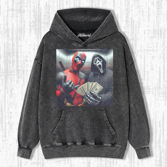 DEADPOOL AND GHOSTFACE T-SHIRT