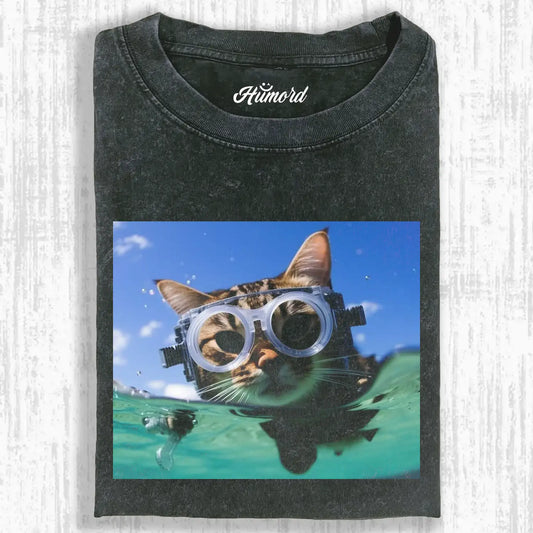 Diving Cat 8.1 Tee
