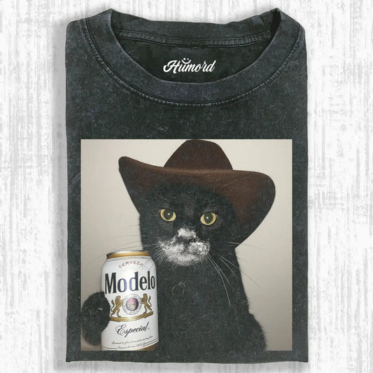 Drinking Cat 7.25 Tee