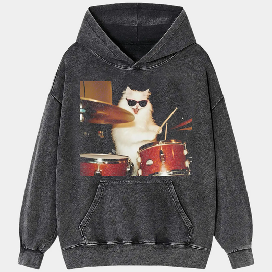 Drummer Cat Tee