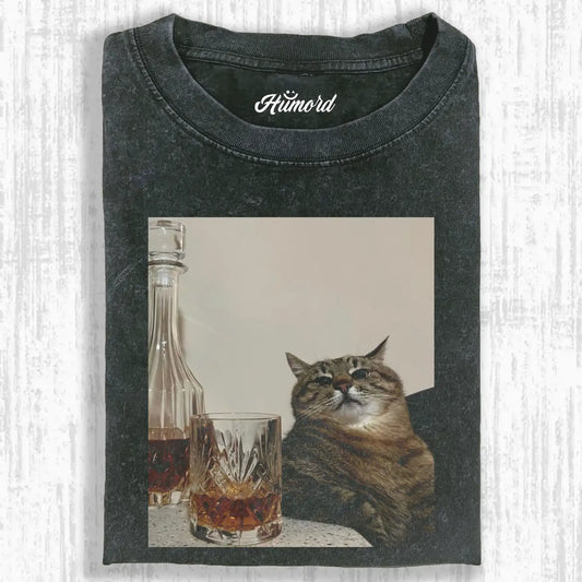 Drunk Cat Tee 2.0