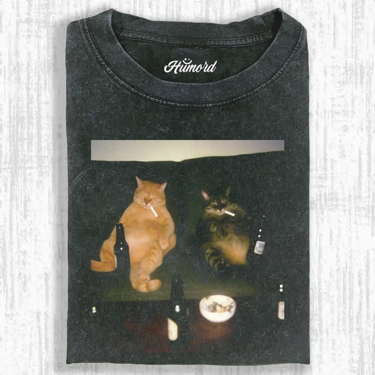 Drunk Cat Tee V3 Tee