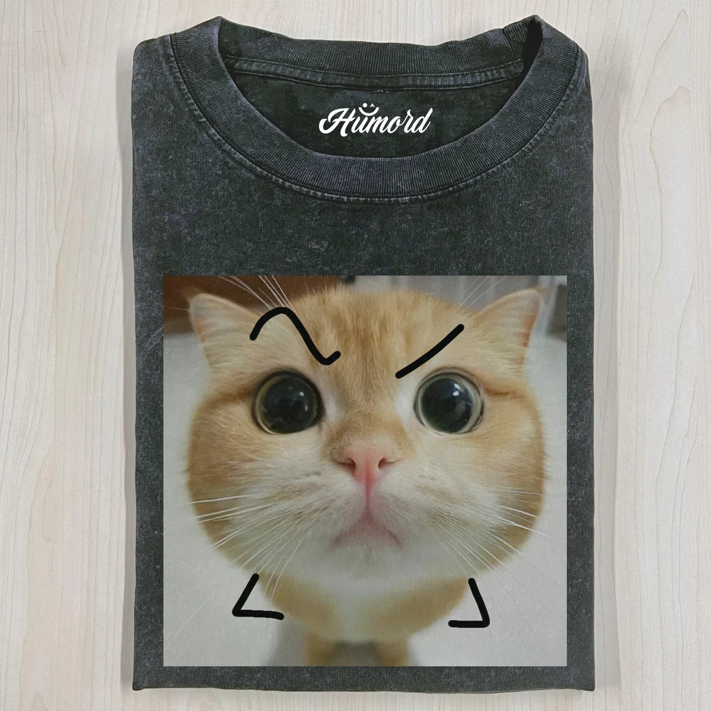 FUNNY ANGRY CAT T-SHIRT