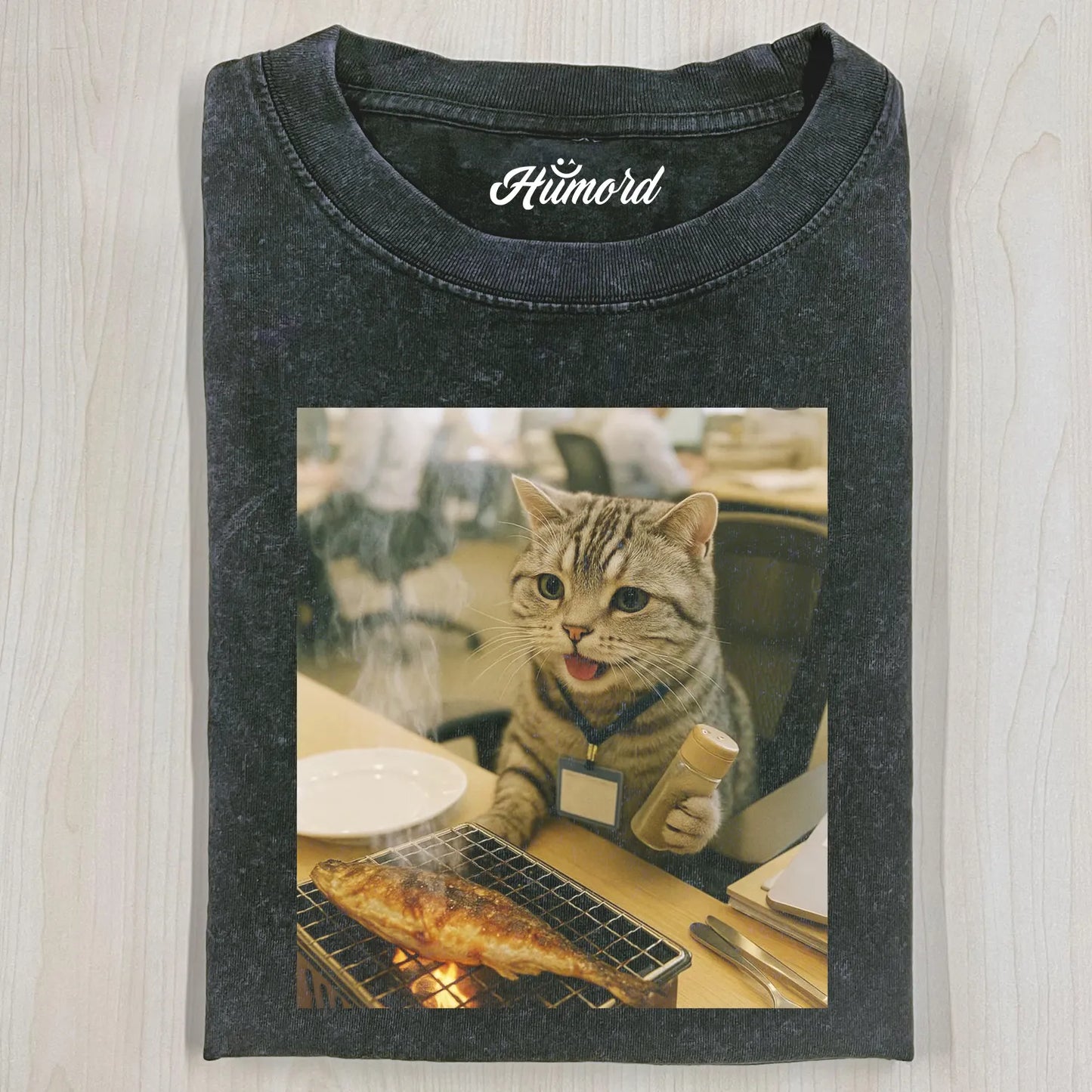 FUNNY CAT LIKE FISH T-SHIRT