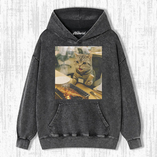 FUNNY CAT LIKE FISH T-SHIRT