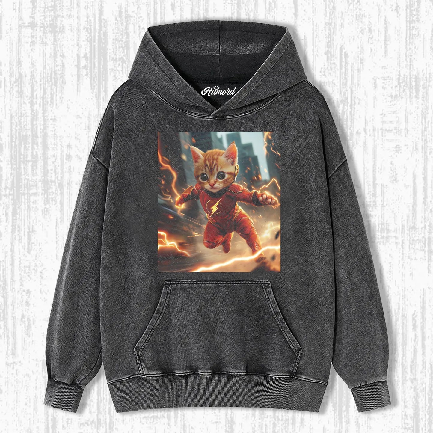 FUNNY SUPERMAN CAT T-SHIRT