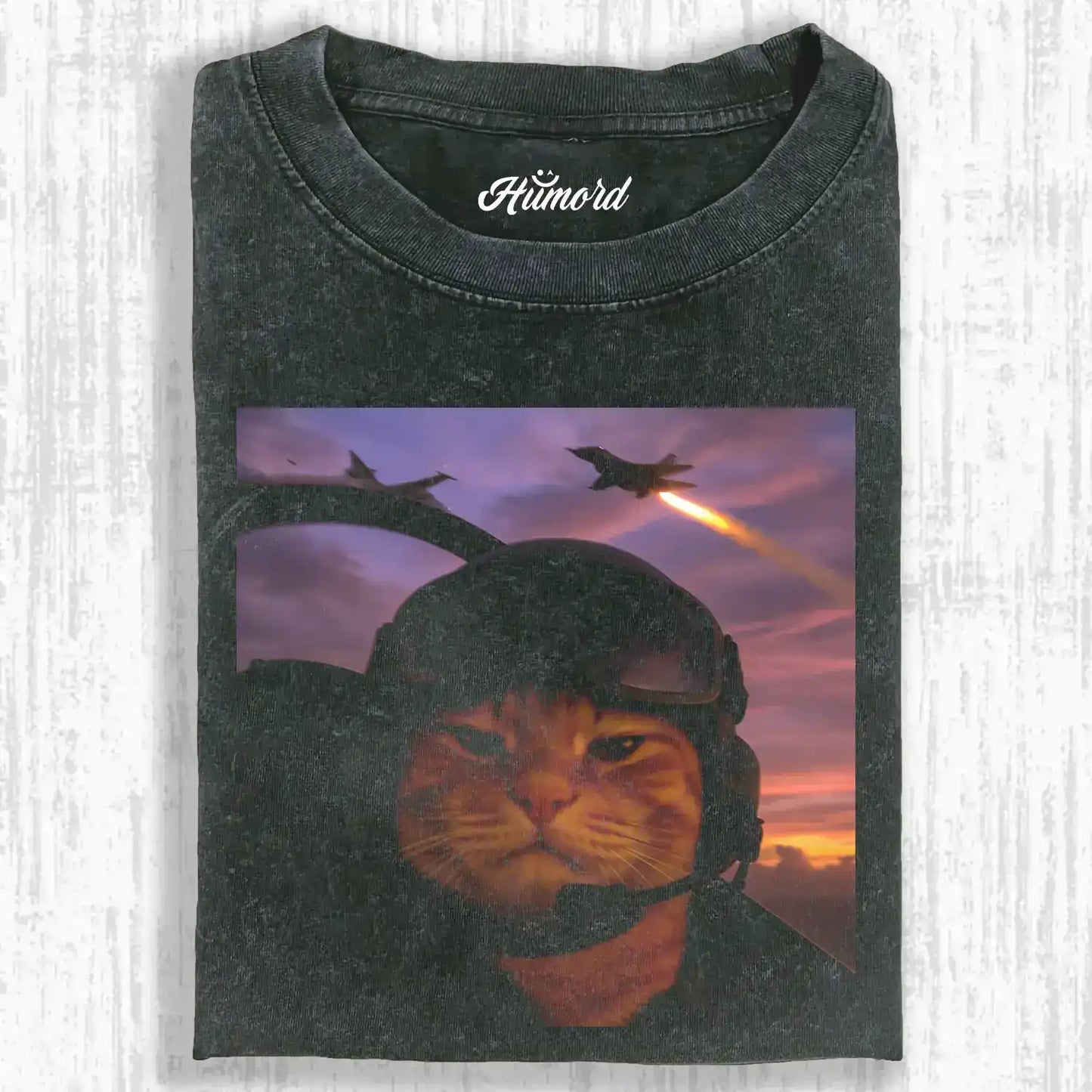 Fighting Pilot Cat Tee 2.0