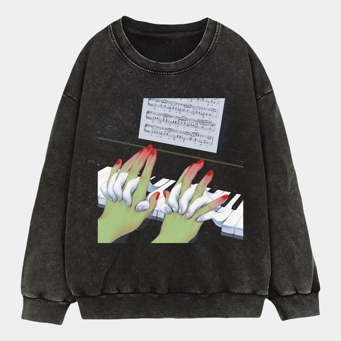 Finger piano keys Tee