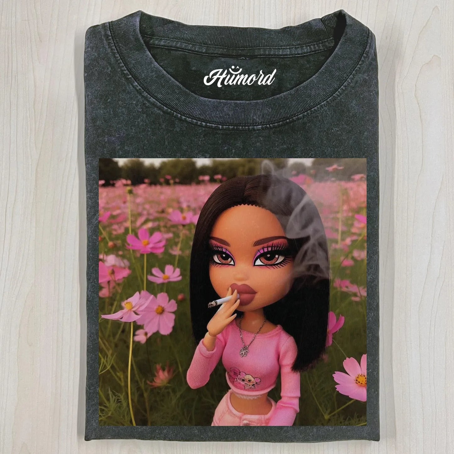 GIRL IN FLOWERS T-SHIRT