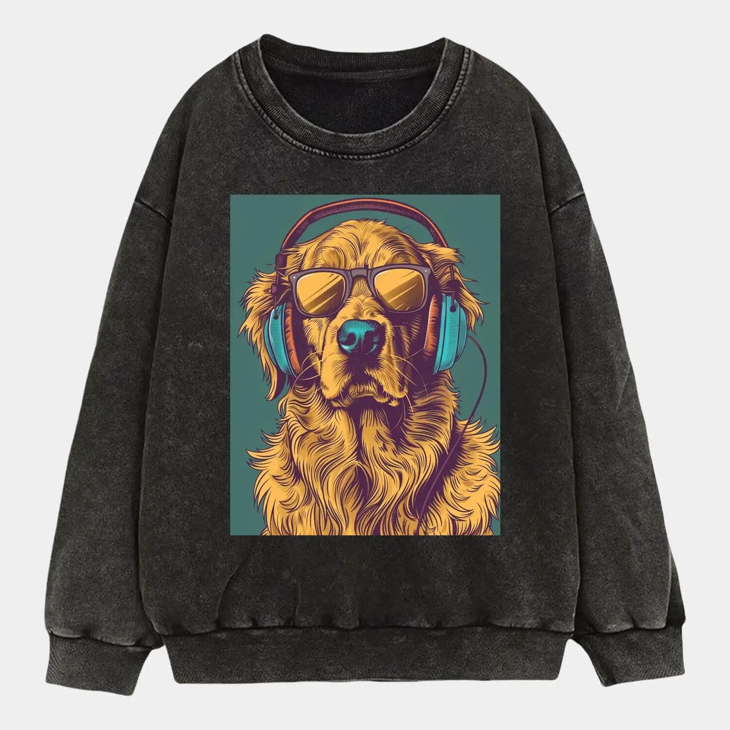 GOLDEN RETRIEVER ENJOYING MUSIC TEE