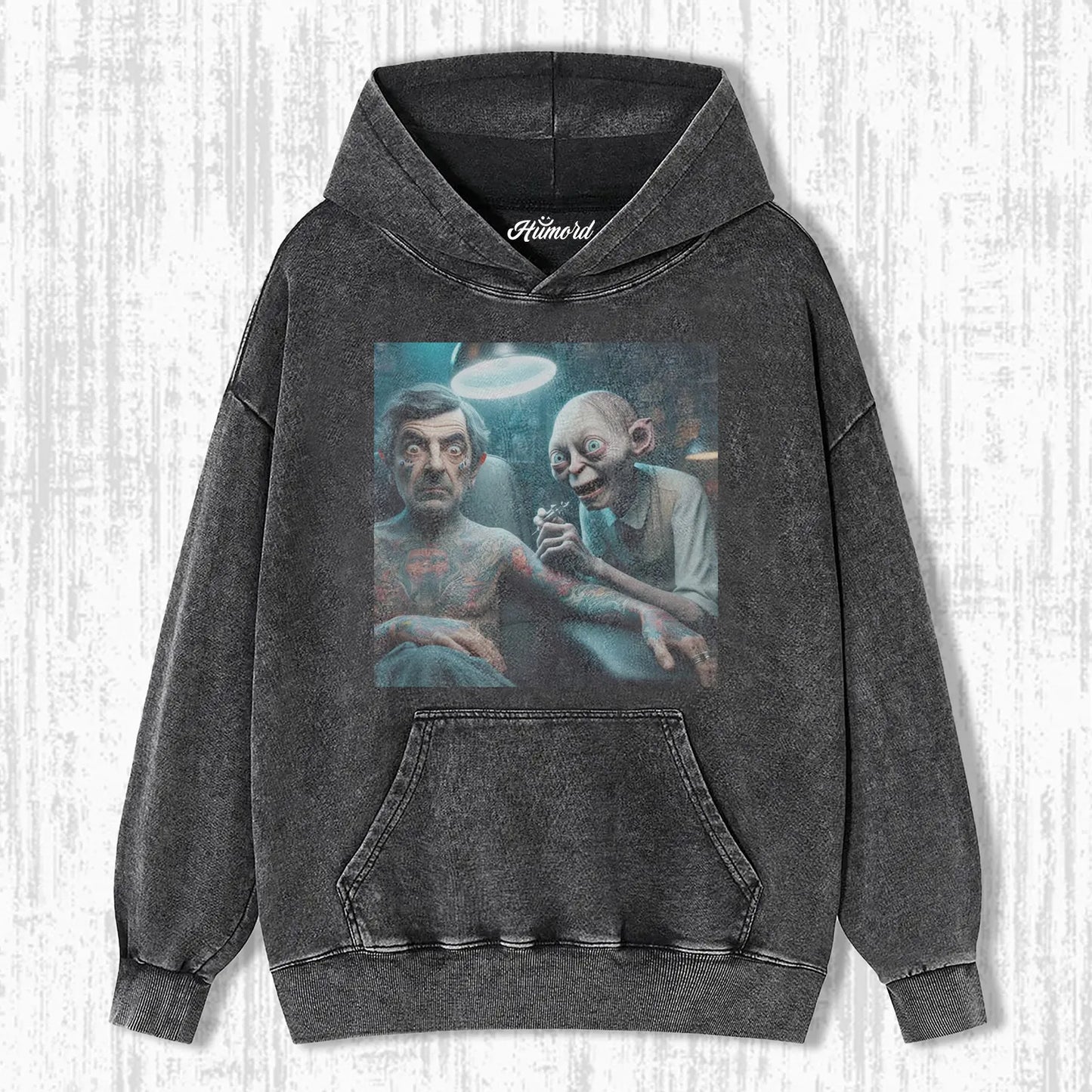 GOLLUM IN TATTOOING MR. BEAN T-SHIRT