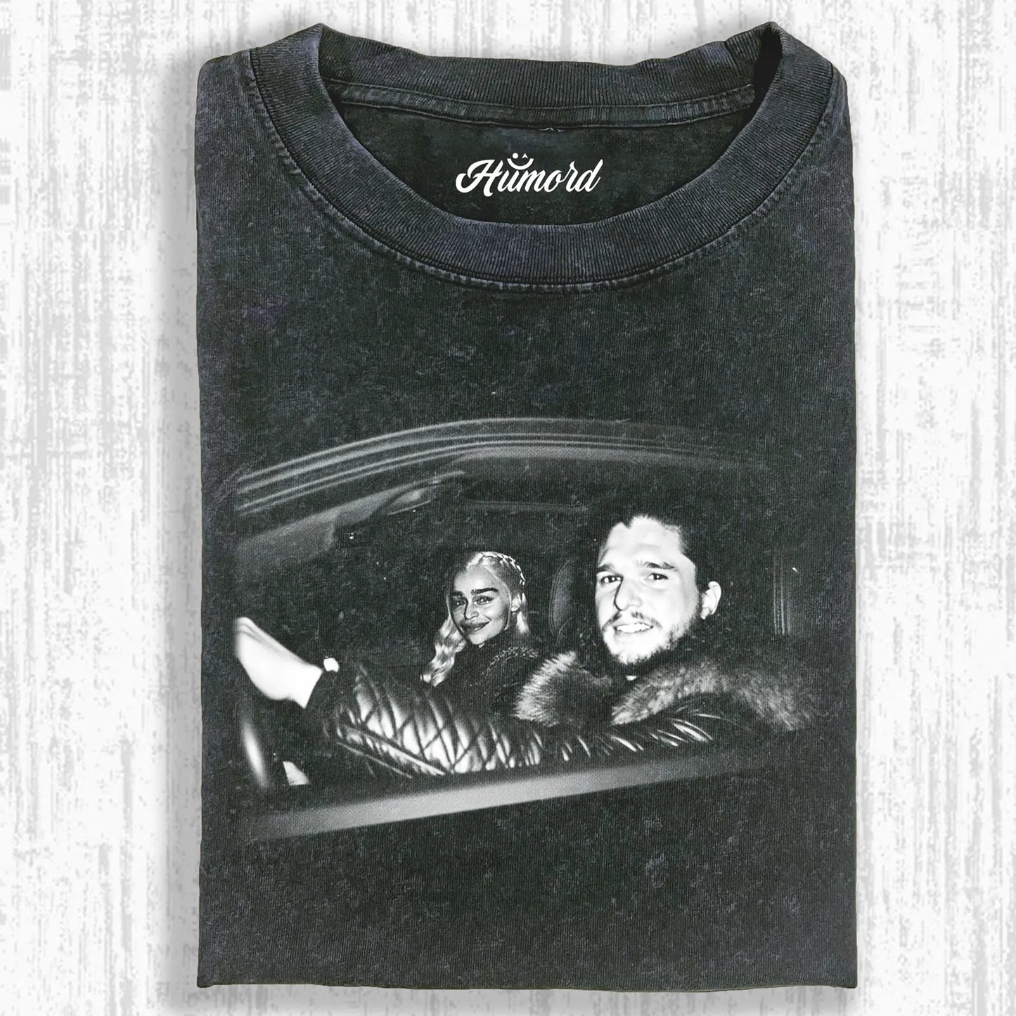 GOT GAME MAN AND WOMAN DRIVING CAR T-SHIRT
