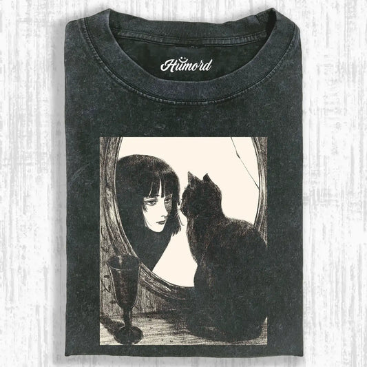 Girl And Cat Tee 2.0