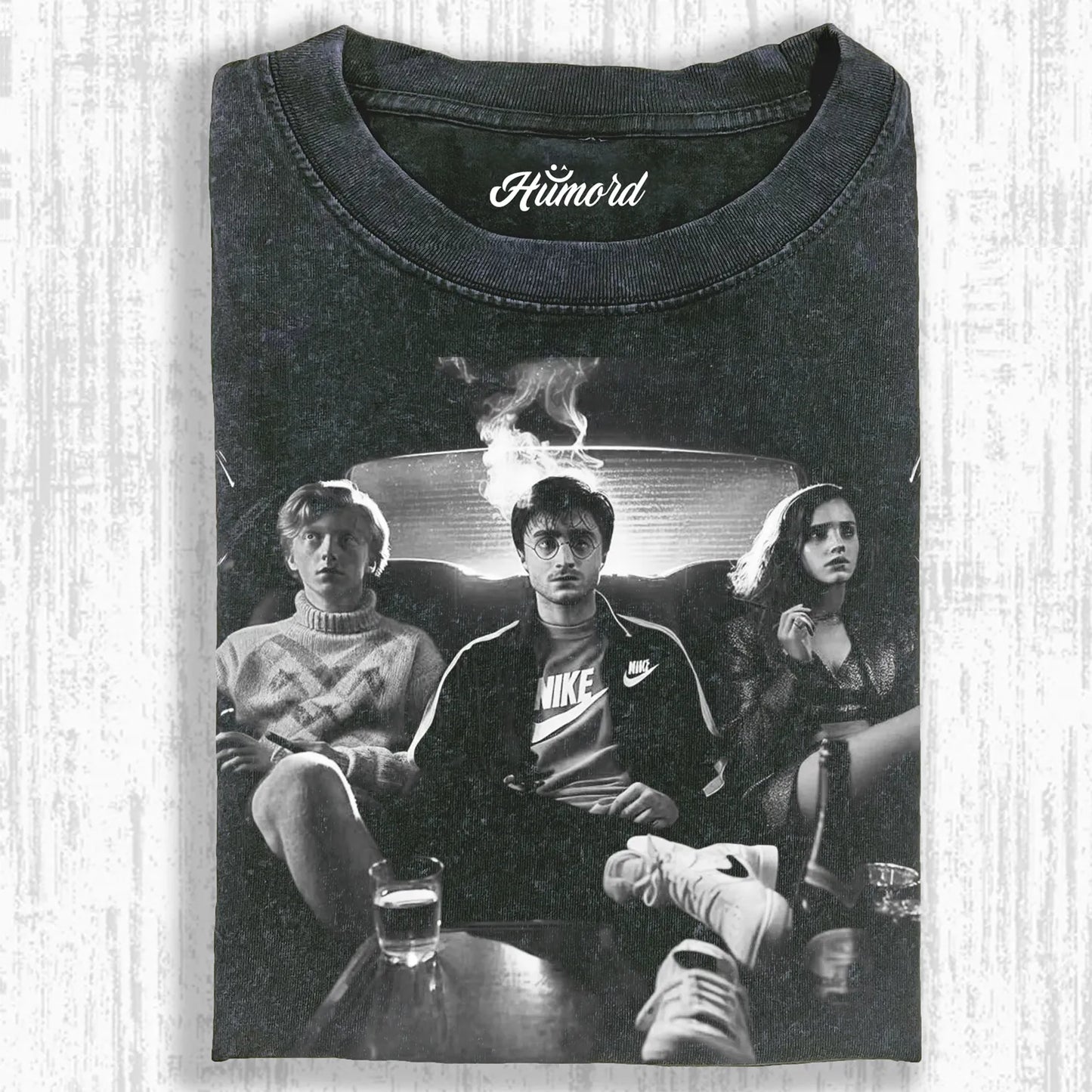 HP CAR BOY&GIRL SMOKING T-SHIRT